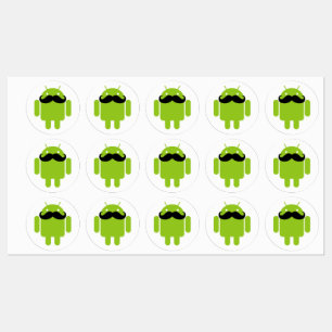 Android Robot Moustache