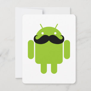 Android Robot Moustache