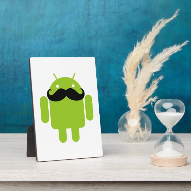 Android Robot Moustache Plaque (Side)