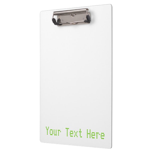 Android Robot Mustache on Black Clipboard (Left)