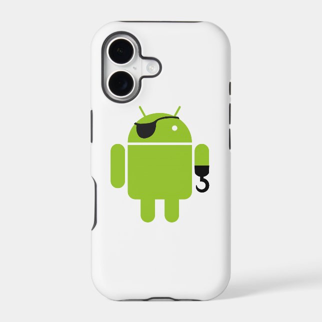 Android Robot Pirate Graphic (Back)