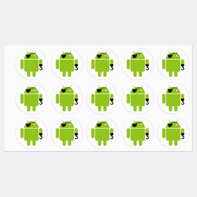 Android Robot Pirates (Sheet)