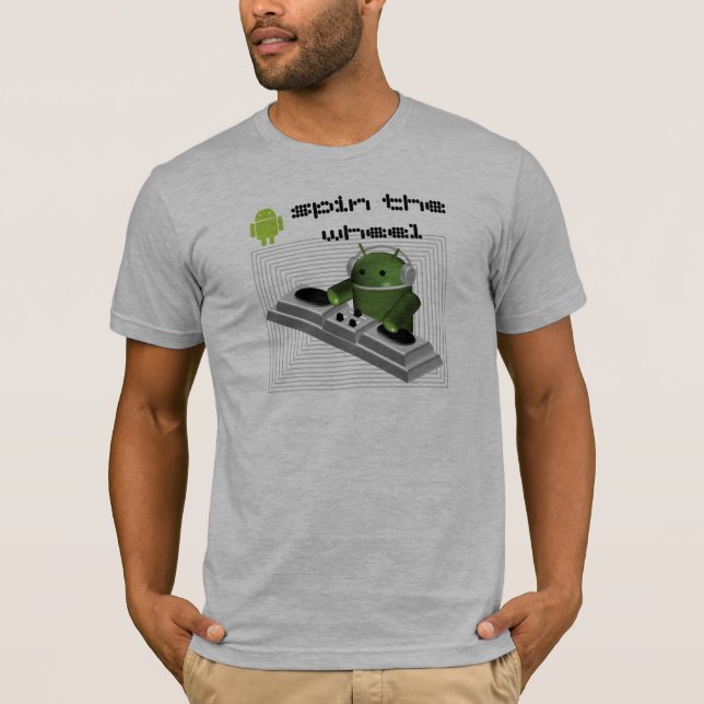 android spin the wheel T-Shirt (Front)