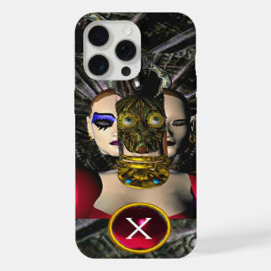 ANDROID XENIA SPACESHIP PILOT, Gem Monogram Sci fi iPhone 15 Pro Max Case