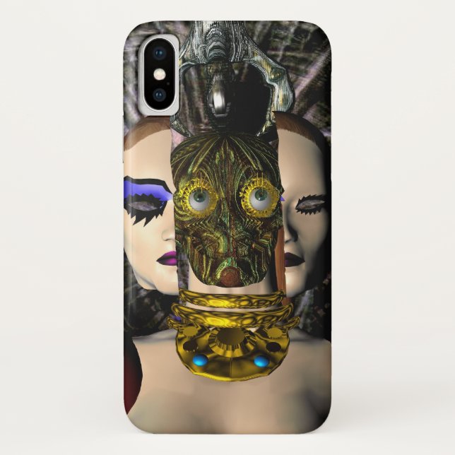 ANDROID XENIA SPACESHIP PILOT,Science Fiction Case-Mate iPhone Case (Back)