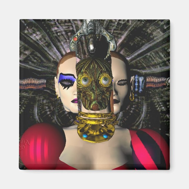 ANDROID XENIA SPACESHIP PILOT,Science Fiction Magnet (Front)