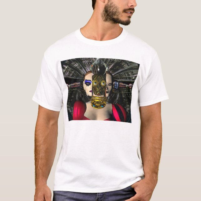 ANDROID XENIA SPACESHIP PILOT,Science Fiction T-Shirt (Front)