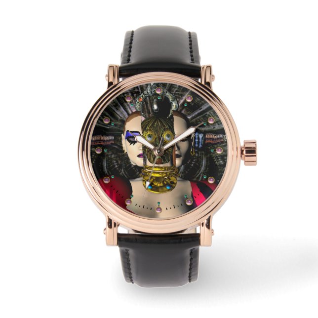 ANDROID XENIA SPACESHIP PILOT Science Fiction Watch (Front)