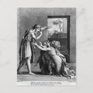 Andromache at the feet of Pyrrhus Postcard