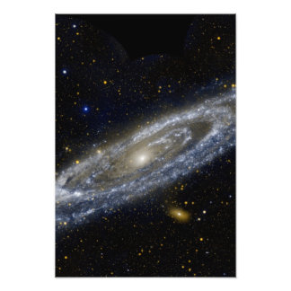 Andromeda galaxy milky way cosmos universe photo print