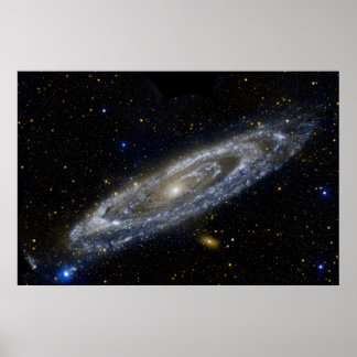 Andromeda galaxy milky way cosmos universe poster