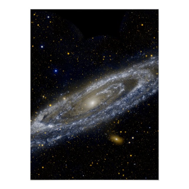 Andromeda galaxy milky way cosmos universe poster (Front)