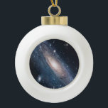Andromeda Galaxy Milky Way Stars Universe Bell Ceramic Ball Christmas Ornament<br><div class="desc">Andromeda Galaxy Milky Way Stars Universe Bell Ceramic Ball Ornament.</div>