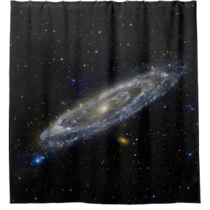 Andromeda Galaxy Starry Sky Shower Curtain