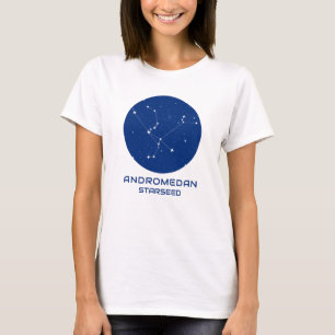 Andromedan Starseed T-Shirt Blue Galactic Tee
