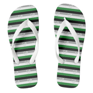ANDROPHILIA FLAG AND SYMBOL - Complete Design -.pn Jandals