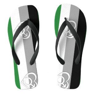 ANDROPHILIA FLAG AND SYMBOL - Complete Design -.pn Jandals