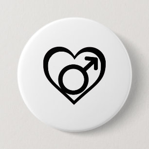 ANDROPHILIA SYMBOL -.png 7.5 Cm Round Badge