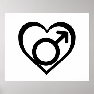 ANDROPHILIA SYMBOL -.png Poster