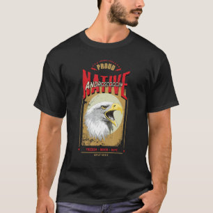 Androscoggin Native American Eagle Spirit Vintage T-Shirt