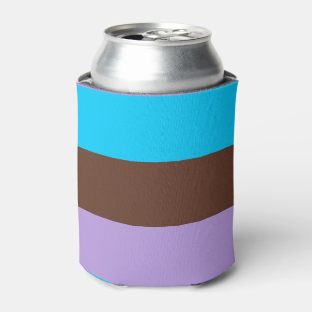 Androsexual Pride Flag Can Cooler (Can Front)