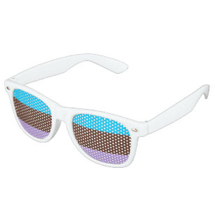 Androsexual Pride Flag Retro Sunglasses