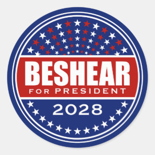 Andy Beshear for President 2028 Classic Round Sticker