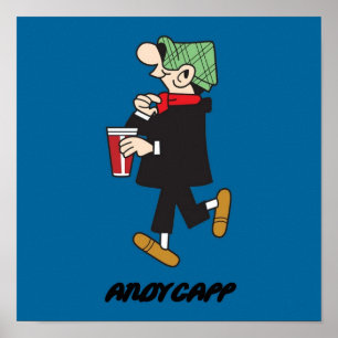 andy capp uk english england retro poster