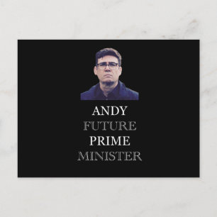 Andy Future Prime Minister - Andy Burnham Postcard