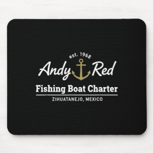Andy Red Fishing Boat Charter Zihuatanejo Est 1968 Mouse Pad