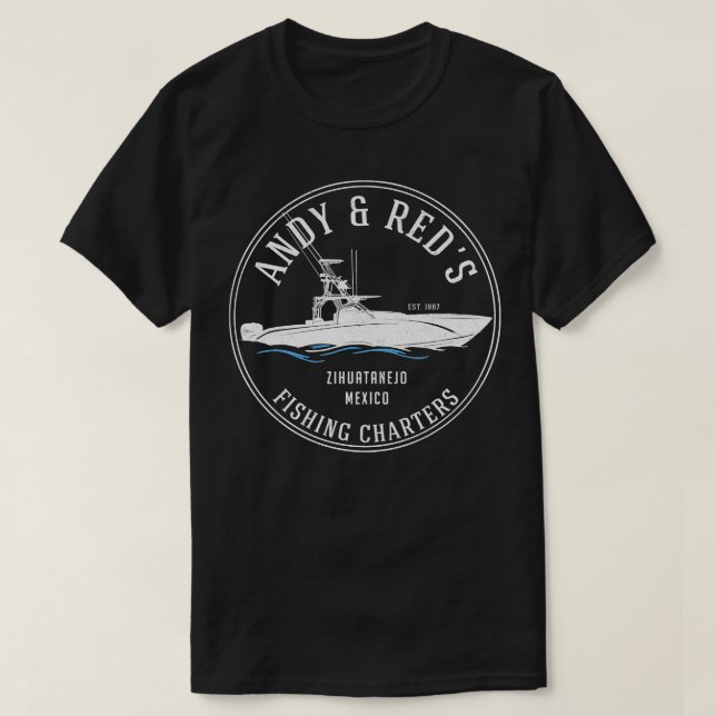 Andy Reds Fishing Charters T-Shirt (Design Front)