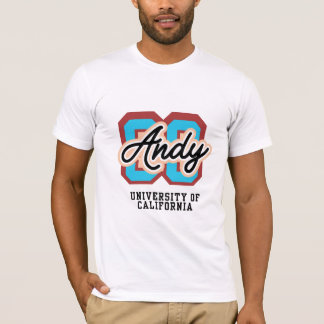 Andy Retro Varsity Emblem T-Shirt