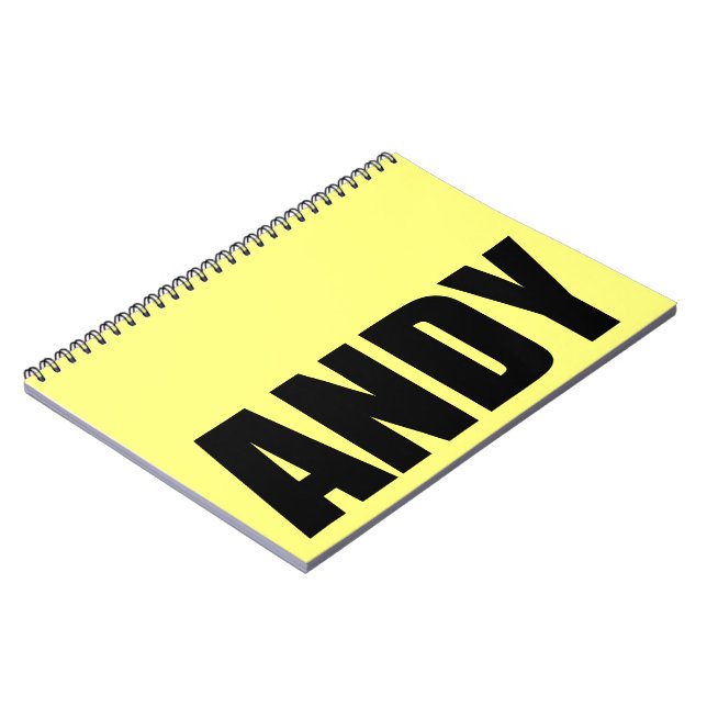 Andy Spiral Notebook (Left Side)