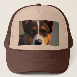 Andy The Australian Blue Heeler, Trucker Hat