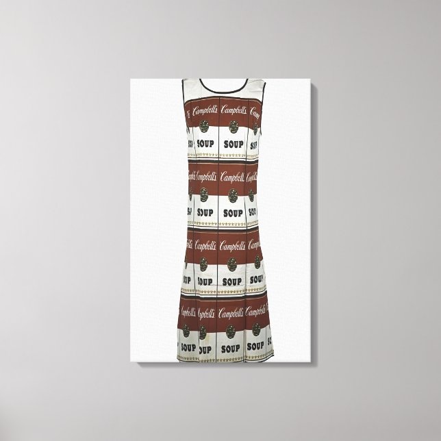 Andy Warhol - The Souper Dress Canvas Print (Front)