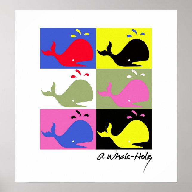 Andy Whale-Hole™_6 panel signed poster/print Poster (Front)