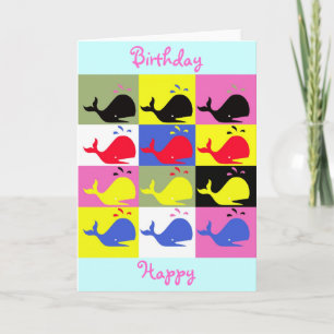 Andy Whale-Hole™_"Birthday Happy" Greeting Card