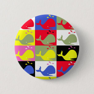 Andy Whale-Hole™_Button 6 Cm Round Badge
