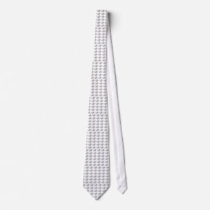Andy Whale-Hole™_grey on white fashion Tie