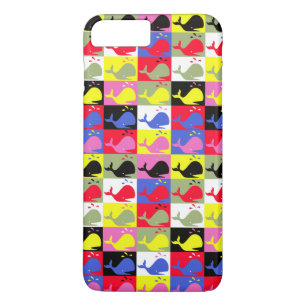 Andy Whale-Hole™_Lots o' whales repeating pattern Case-Mate iPhone Case