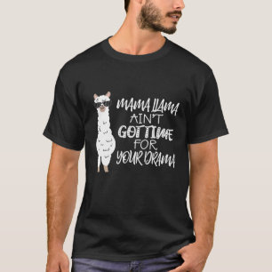 Aneisha Mama Llama Mum Mothers Day Alpaca Lover P T-Shirt
