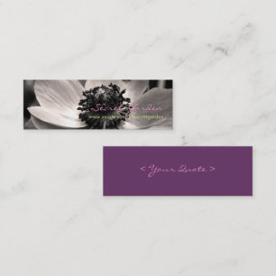 Anemone 1 Floral Photography Business Cards