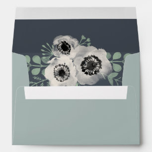 Anemone and Eucalyptus Floral Envelope