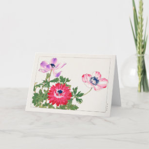 Anemone coronaria by Tanigami Konan Card