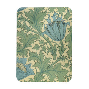 'Anemone' design (textile) Magnet