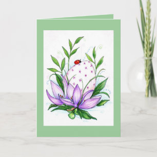 Anemone Easter Holiday Card