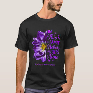 Anemone Epilepsy Awareness Costumes Nobody Fights T-Shirt