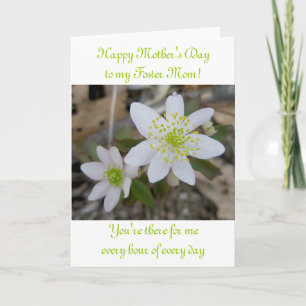 Anemone Happy Mother's Day Foster Mother Card