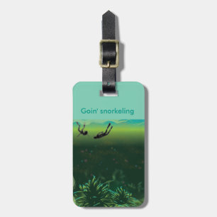 Anemone Luggage Tag