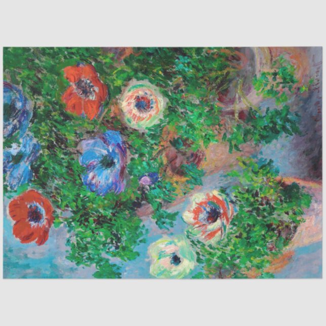 Anemone, Monet Tissue Paper (Front)